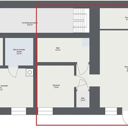 Nydelig Sokkel Apartment